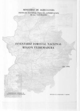 Inventario forestal nacional Región Extremadura