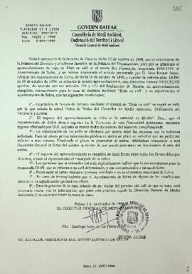 Propuesta de aprovechamiento cinegético y de adjudicación del monte Ses Figueroles, temporada 98-99
