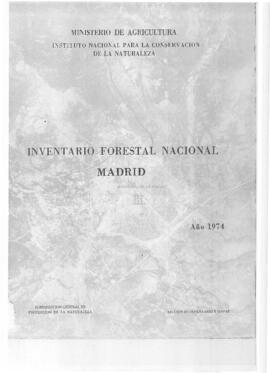 Inventario forestal nacional Madrid 1974