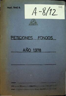 Petició de fons a l'Estat 1978