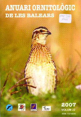 Anuari ornitológic 2007 Vol. 22