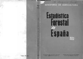 Estadística forestal de España año 1958