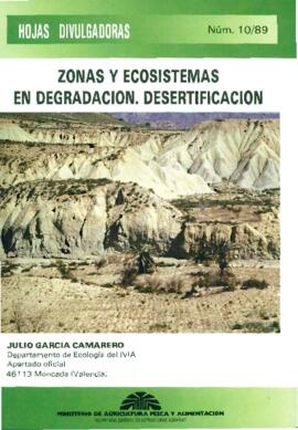 Hojas divulgadoras zonas y ecosistemas en degradación desertificación n.º 10/89