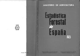 Estadística forestal de España año 1962
