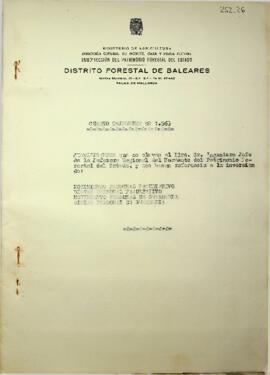 Cuarto trimestre de 1963. Movimiento, dietas y material de oficina