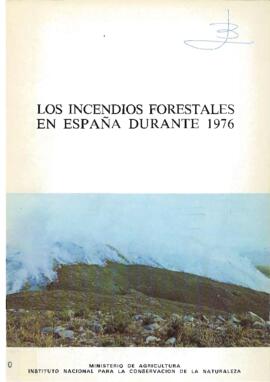 Los incendios forestales en España durante 1976
