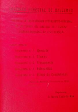 Proyecto de restauración hidrológico-forestal de la cuenca del embalse de "Cuba" términ...