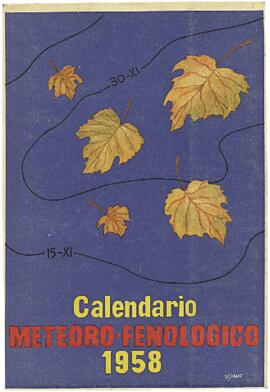 Calendario meteoro fenológico 1958
