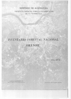 Inventario forestal nacional Orense 1974