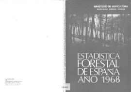 Estadística forestal de España año 1968