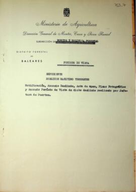 Deslinde administrativo del monte nº 7 del catálogo de U.P., "Comuna de San Martín" de ...