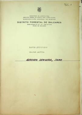 Partes quincenales de la Guarderia