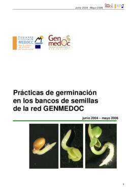 Prácticas de germinación en los bancos de semillas de la red GENMEDOC