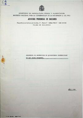 Propuesta de protección de quirópteros cavernícolas en las Islas Baleares. Año 1984