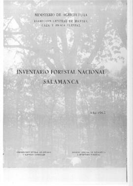 Inventario forestal nacional Salamanca 1965