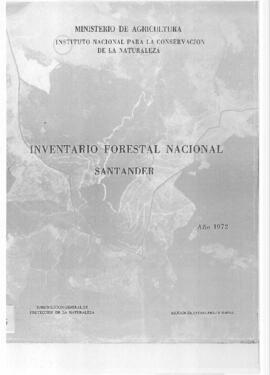 Inventario forestal nacional Santander 1972