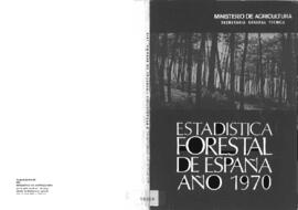 Estadística forestal de España año 1970