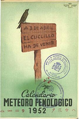 Calendario meteoro fenológico 1951