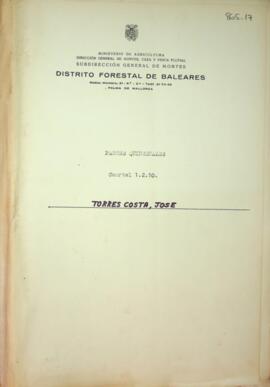 Partes quincenales de la Guarderia